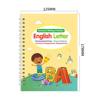 English engraved lettering template