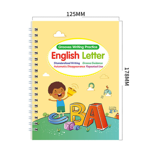 English engraved lettering template