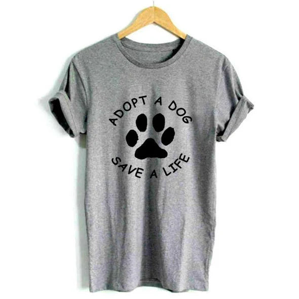 English letter trend short-sleeved shirt