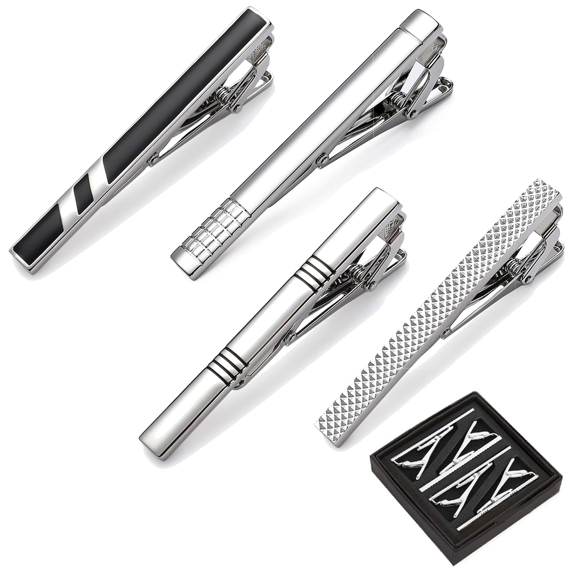 English: Pure Copper Geometric Tie Clip
