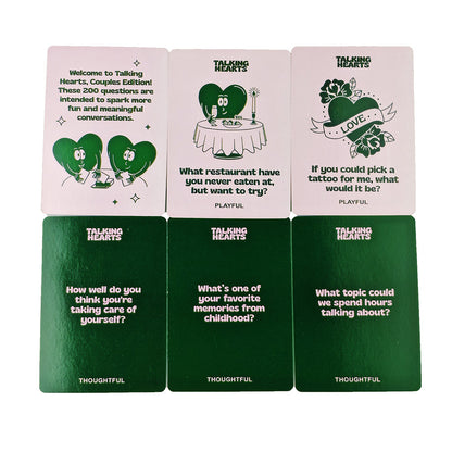 English Talking Hearts Dialogue Card Game