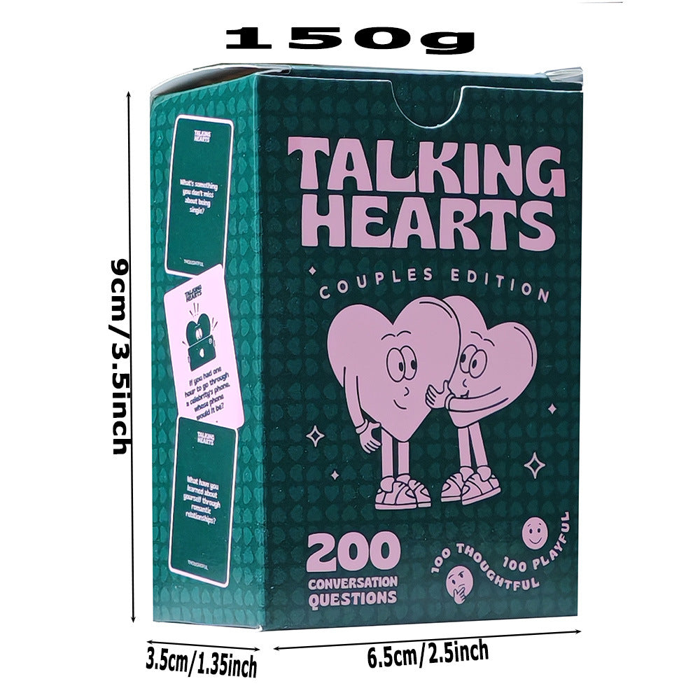 English Talking Hearts Dialogue Card Game