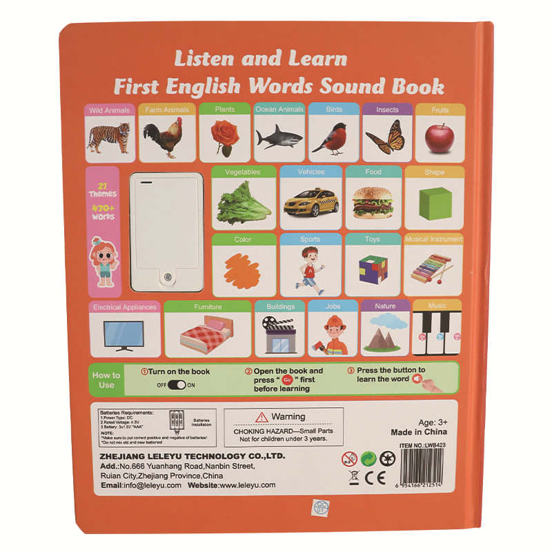 English vocabulary reading book