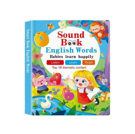 English Words Point Reading Voice Early Learning Toy