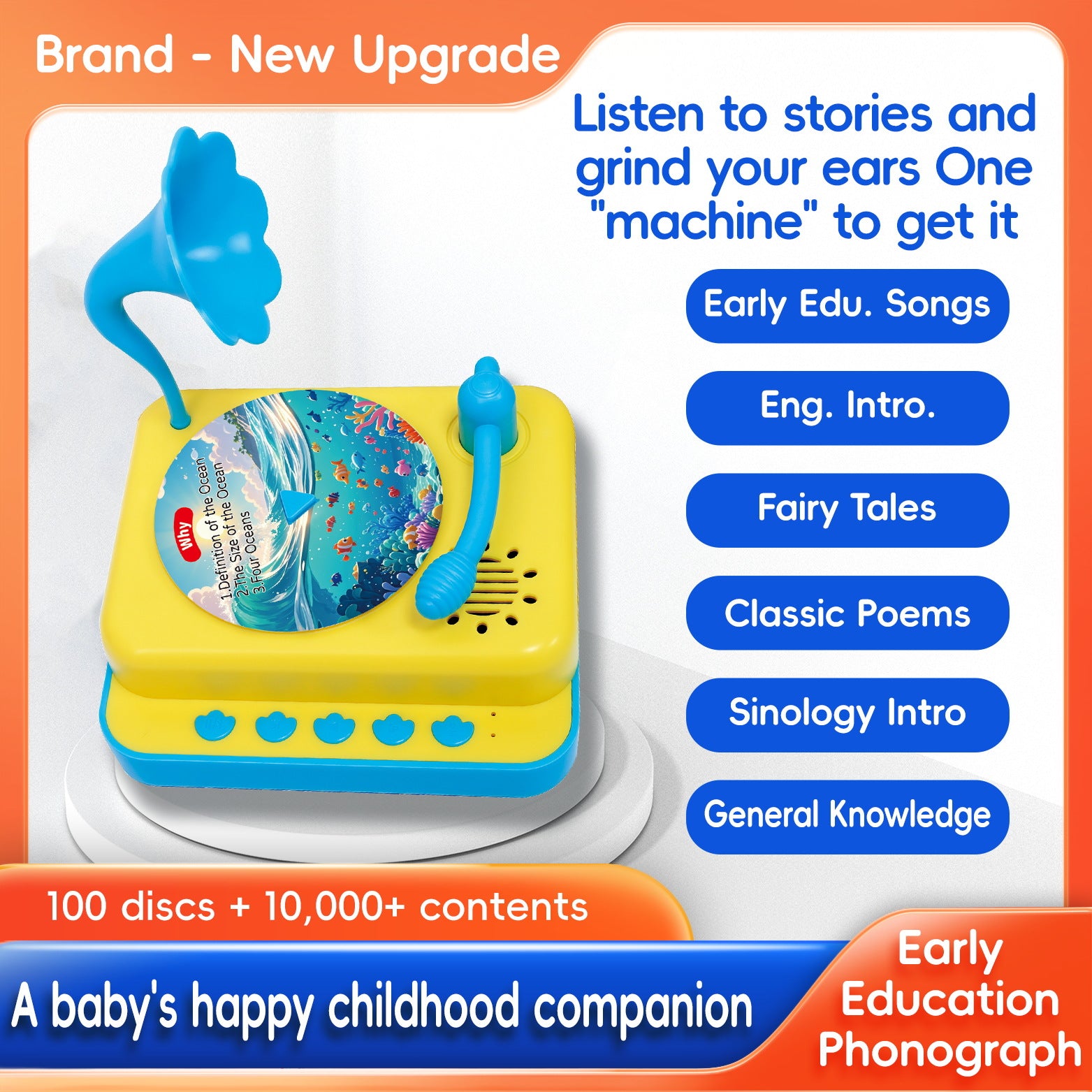 English Words Point Reading Voice Early Learning Toy