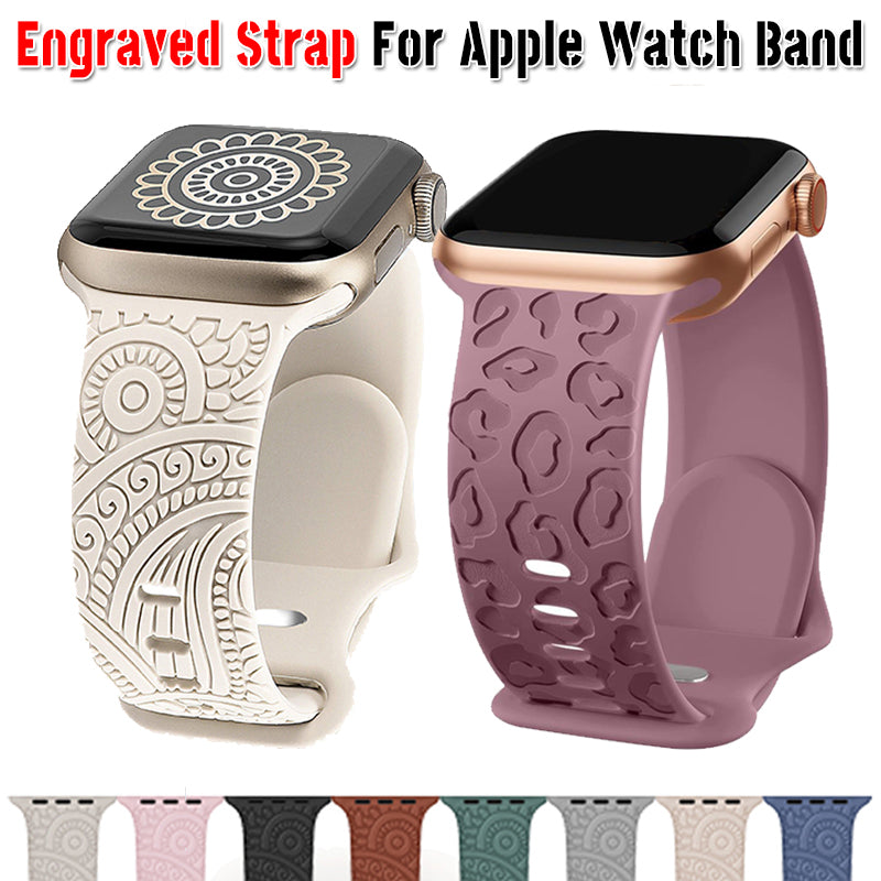 Engraved Apple Watch Band