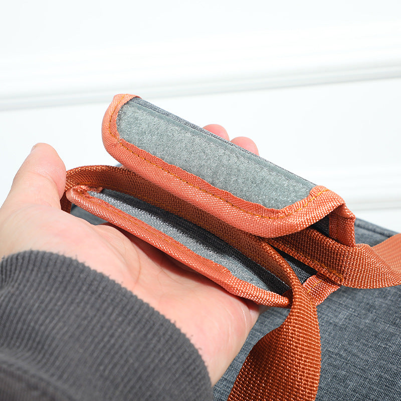 Enlarge and thicken the crossbody thermal bag
