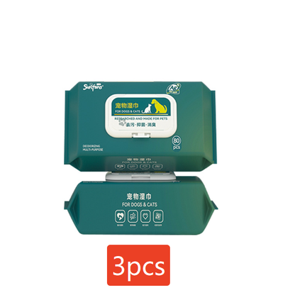 Enlarged Thick Pet Cleaning Wipes