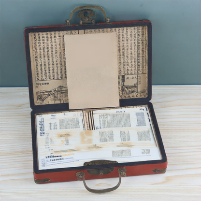 Entertainment antique mahjong