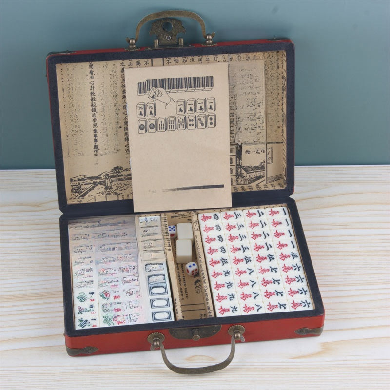 Entertainment antique mahjong