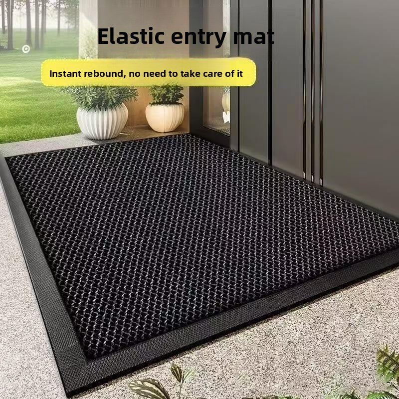 Entrance doormat with hollow design, non-slip and wear-resistant