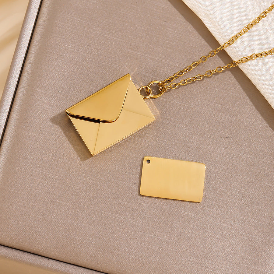 Envelope necklace