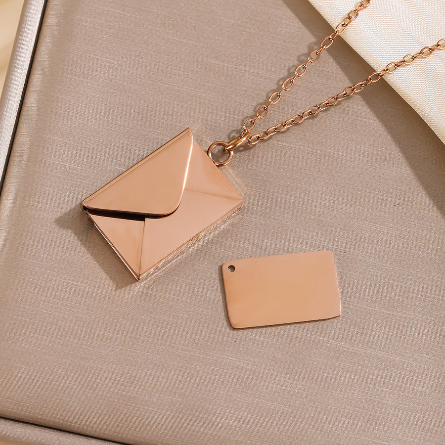 Envelope necklace