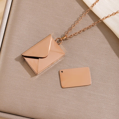 Envelope necklace