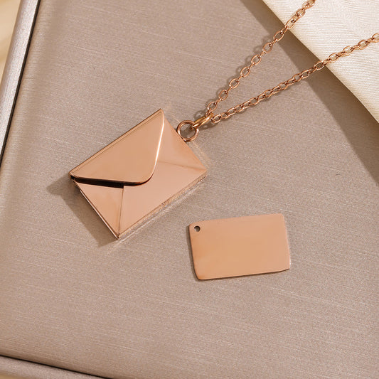 Envelope necklace