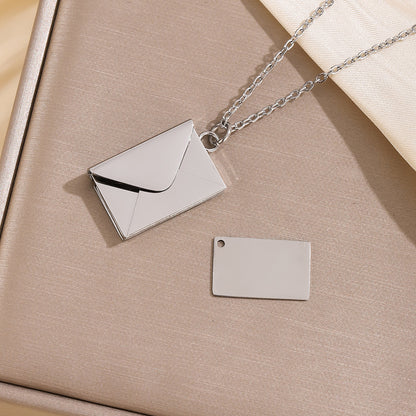 Envelope necklace