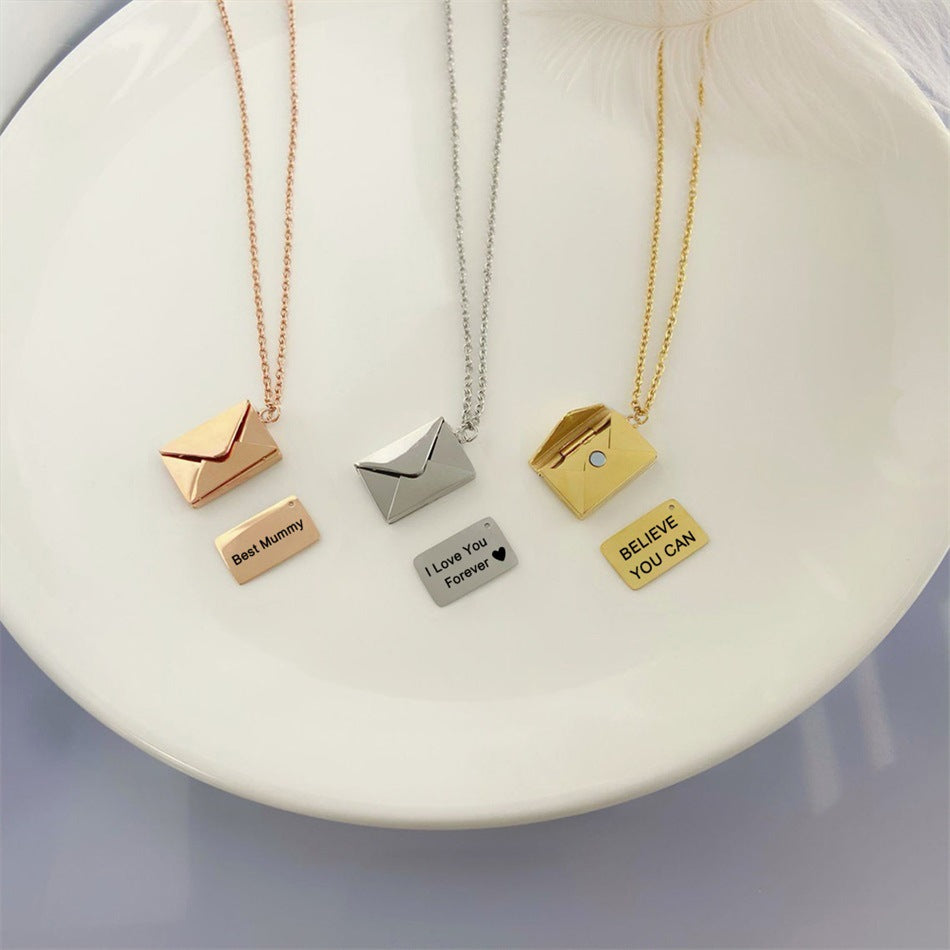 Envelope Necklace
