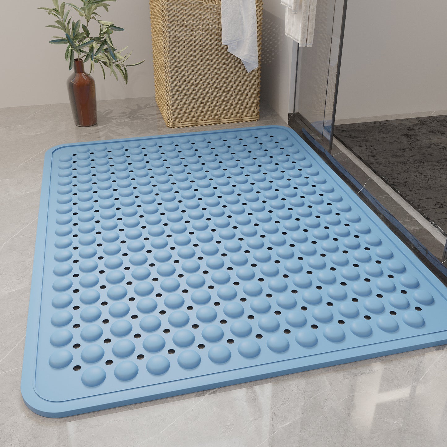 Environmentally Friendly TPE Non-Slip Bathroom Mat