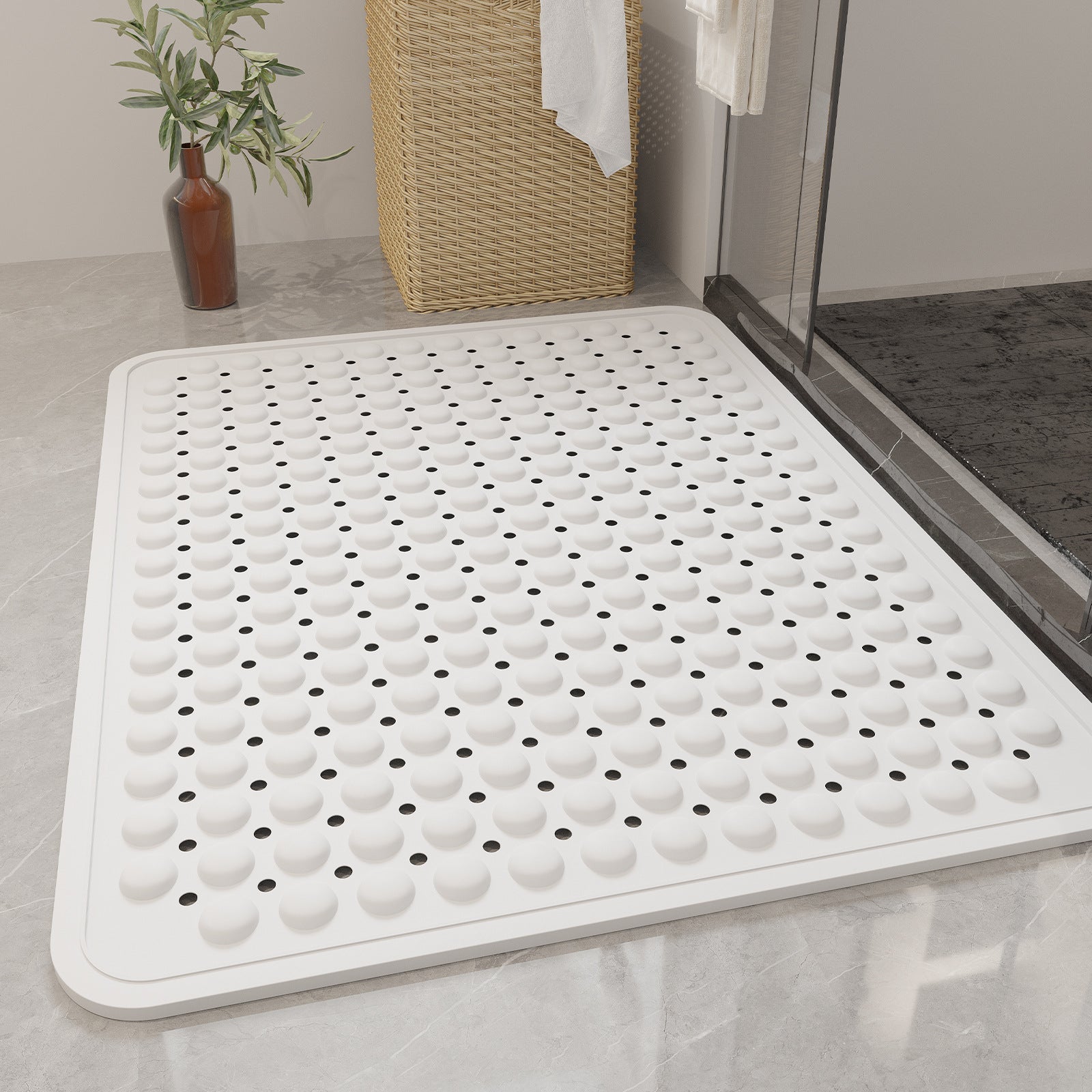 Environmentally Friendly TPE Non-Slip Bathroom Mat
