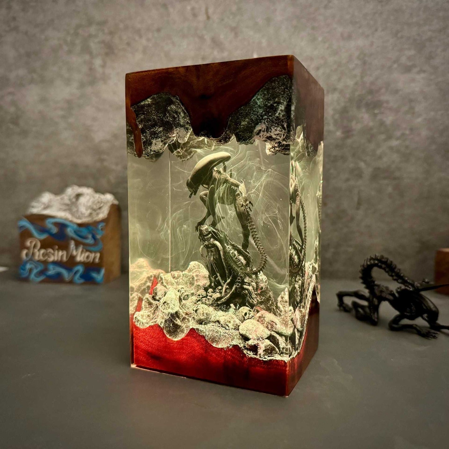 Epoxy resin night light