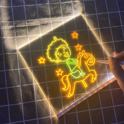 Erasable DIY children's drawing board toy writing pad