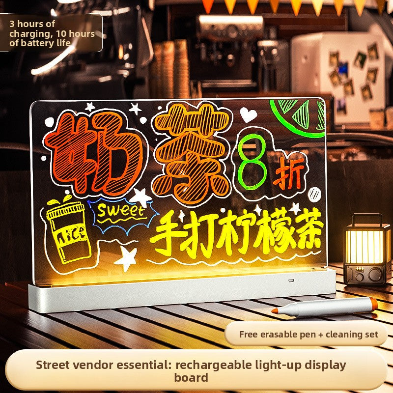 Erasable Fluorescent Board