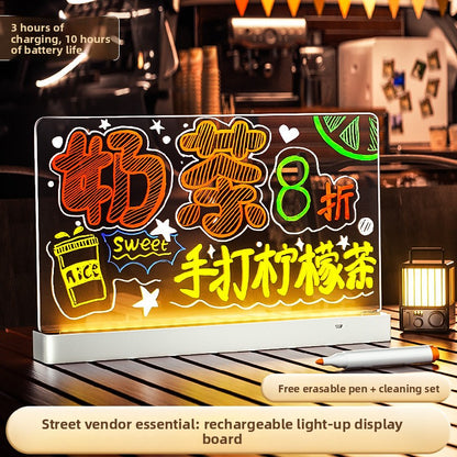 Erasable Fluorescent Board