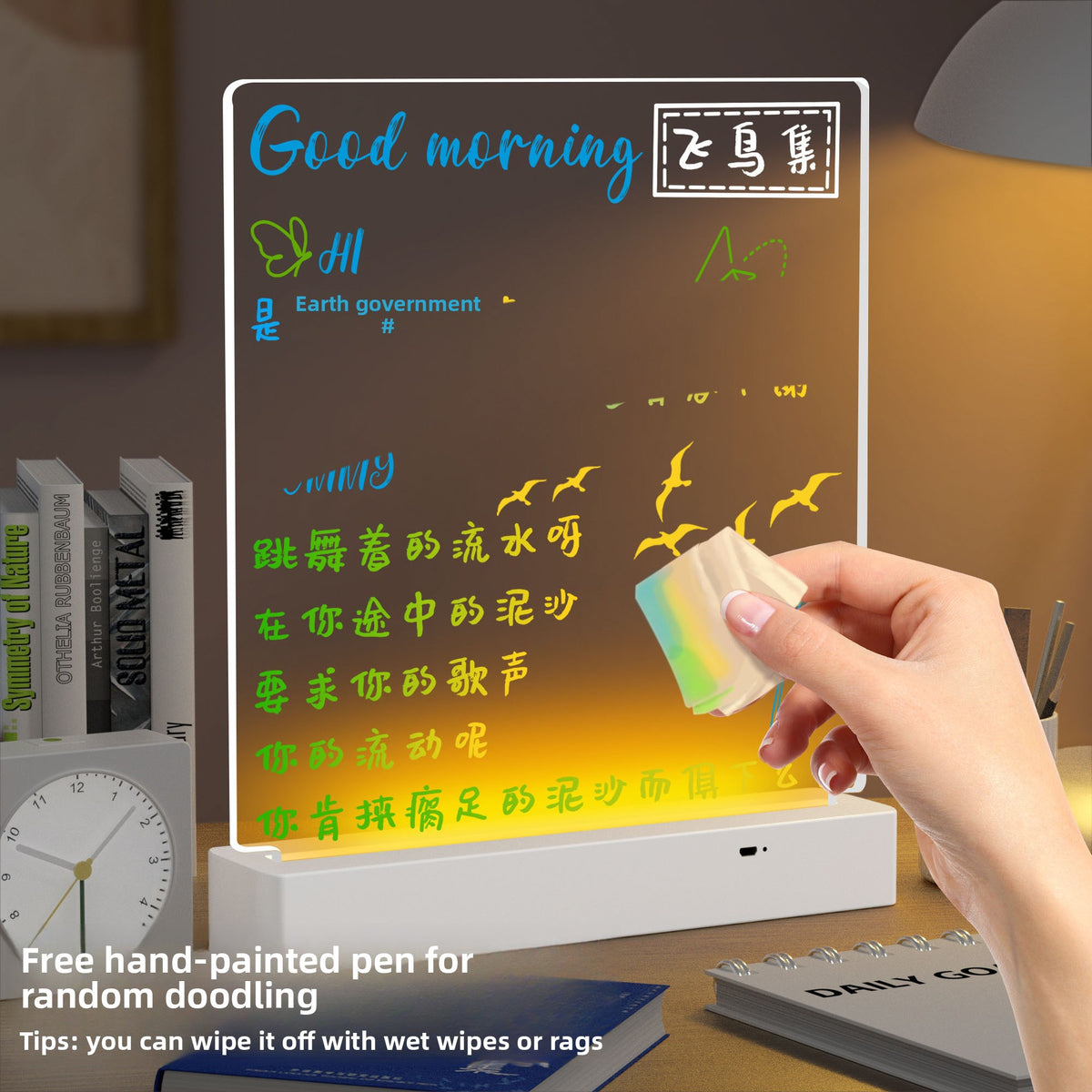 Erasable Fluorescent Board