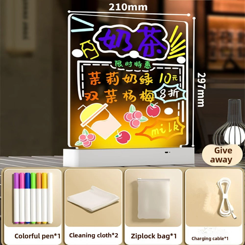 Erasable Fluorescent Board