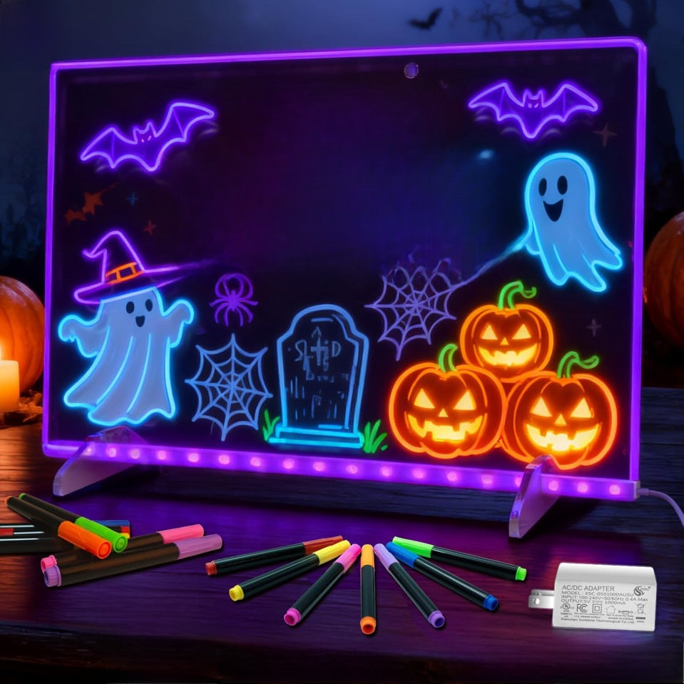 Erasable Handmade DIY Children's Luminous Drawing Board