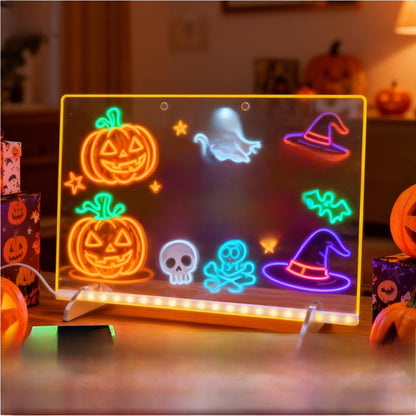 Erasable Handmade DIY Children's Luminous Drawing Board