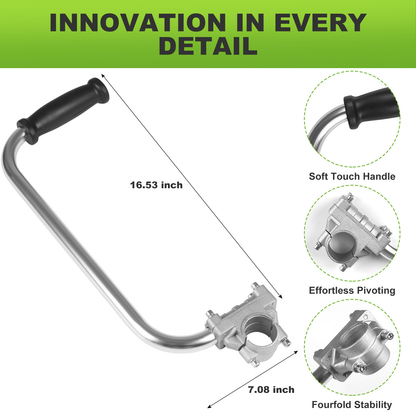 Ergonomic Auxiliary Handle for Weed Trimmer