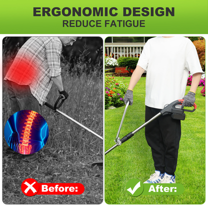 Ergonomic Auxiliary Handle for Weed Trimmer