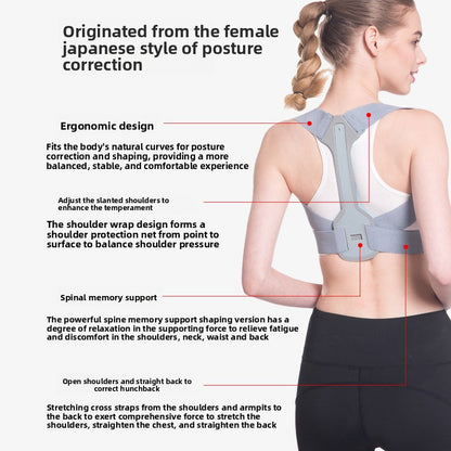 Ergonomic Back Support Posture Corrector Cushion