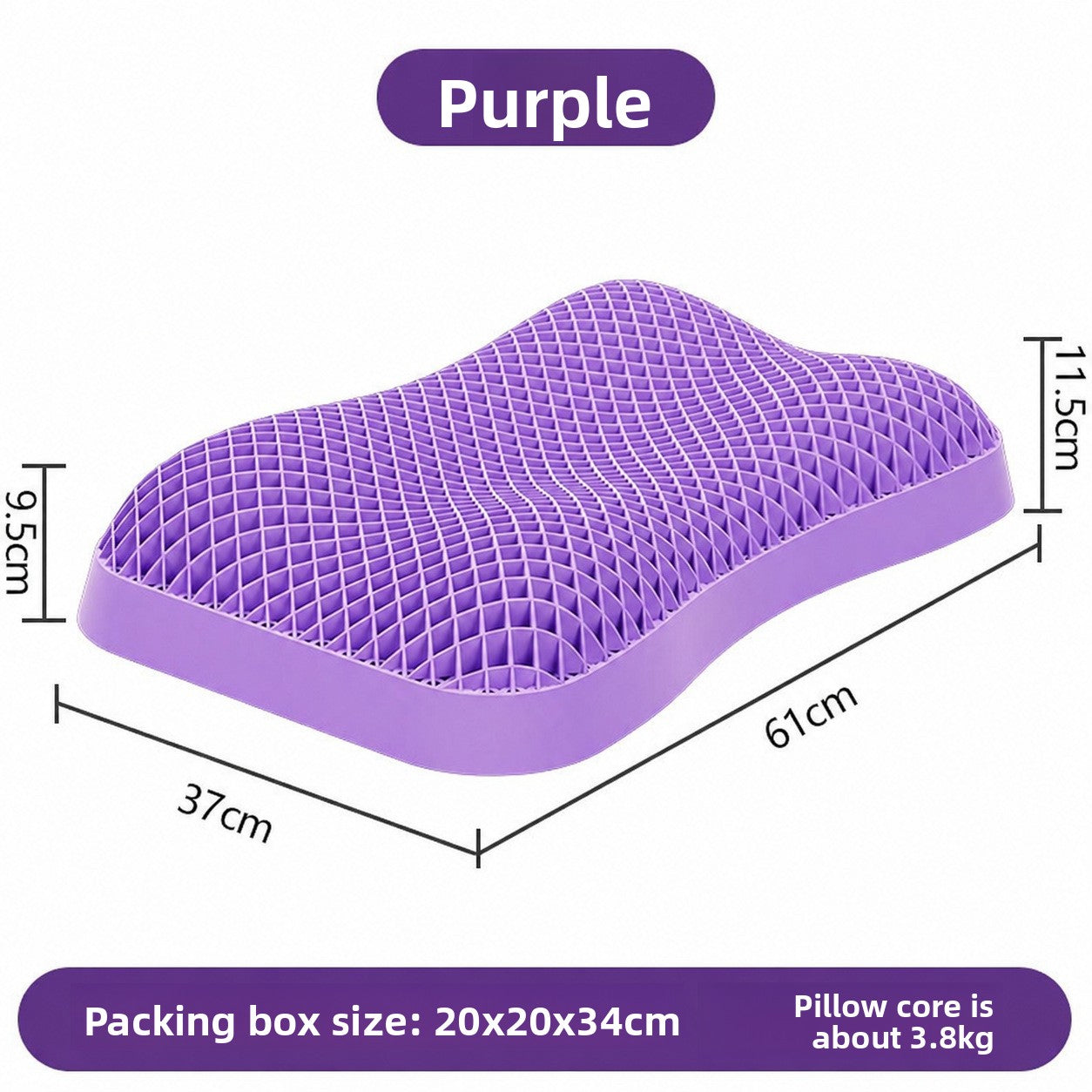 Ergonomic Breathable Cervical Support Pillow