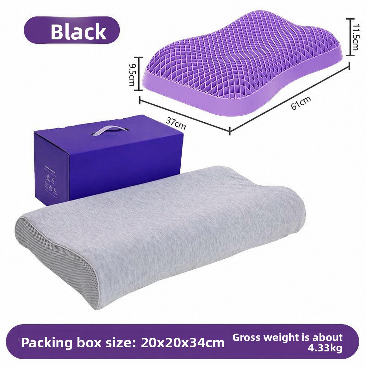 Ergonomic Breathable Cervical Support Pillow