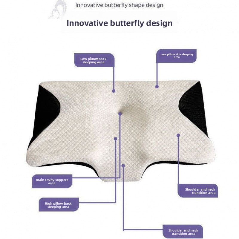Ergonomic Butterfly Memory Foam Cervical Pillow