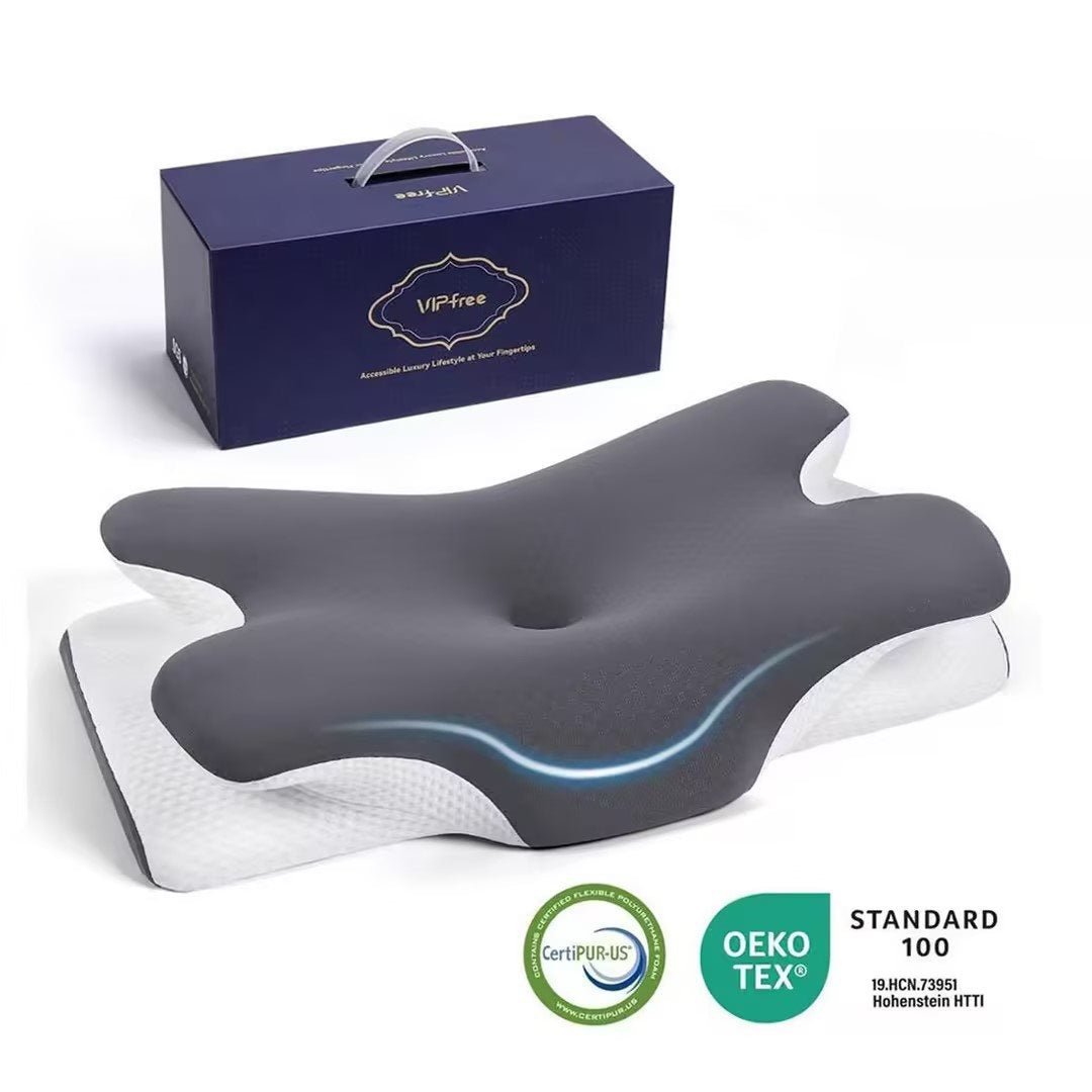 Ergonomic Butterfly Memory Foam Neck Pillow