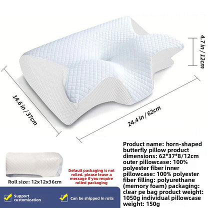 Ergonomic Butterfly Memory Foam Neck Pillow