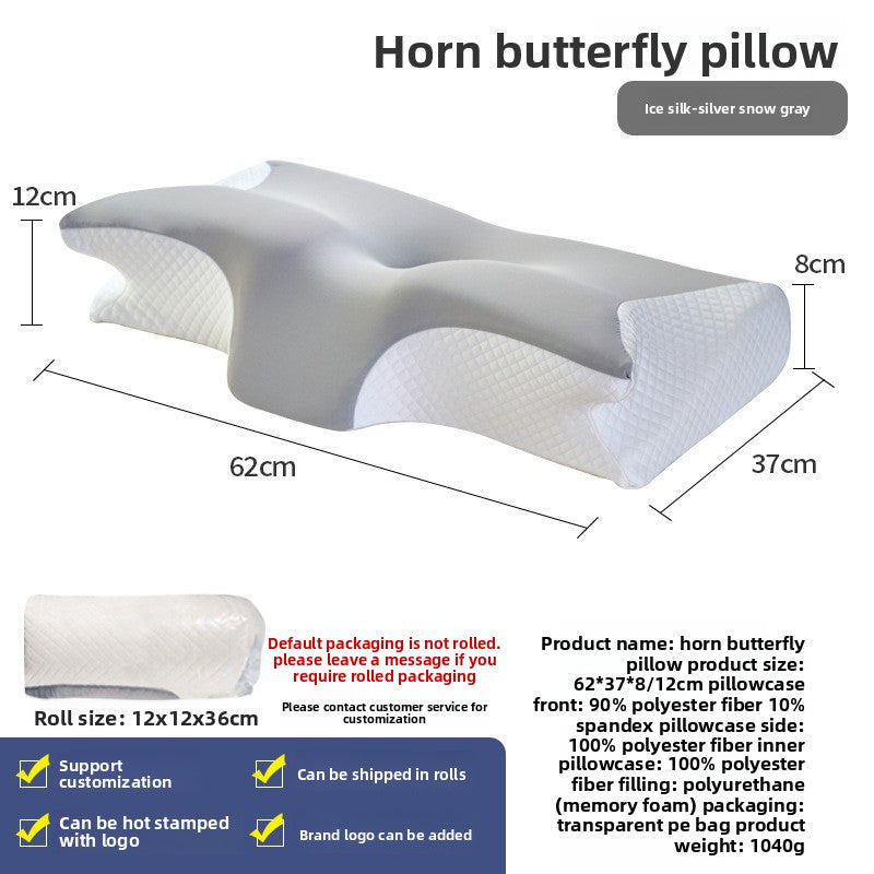 Ergonomic Butterfly Memory Foam Neck Pillow