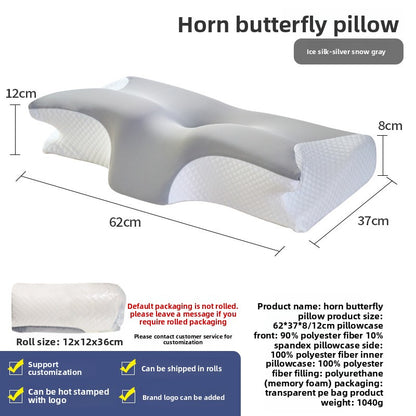 Ergonomic Butterfly Memory Foam Neck Pillow