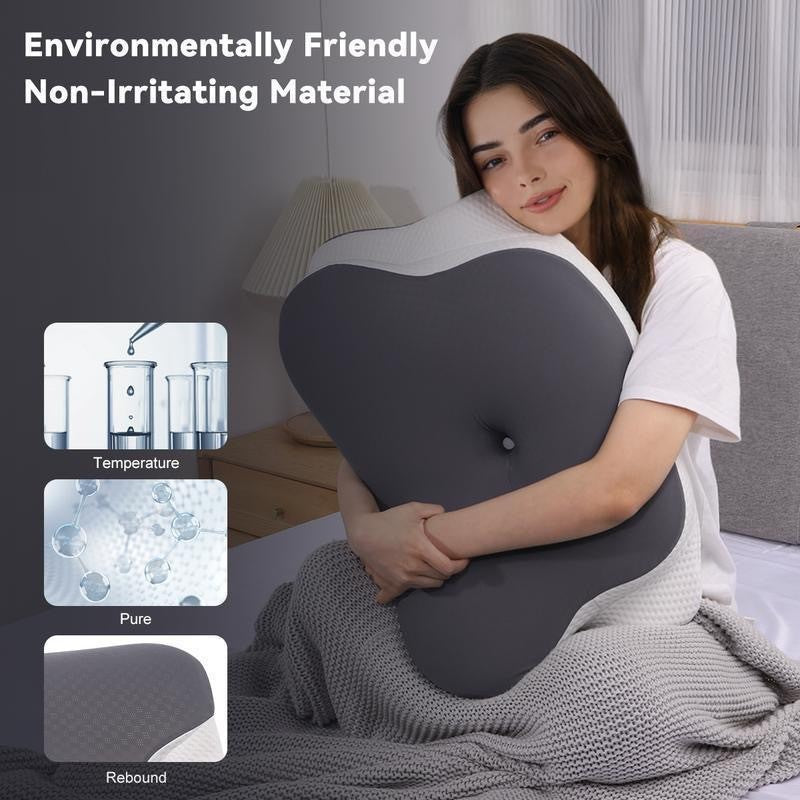 Ergonomic Butterfly Memory Foam Neck Pillow