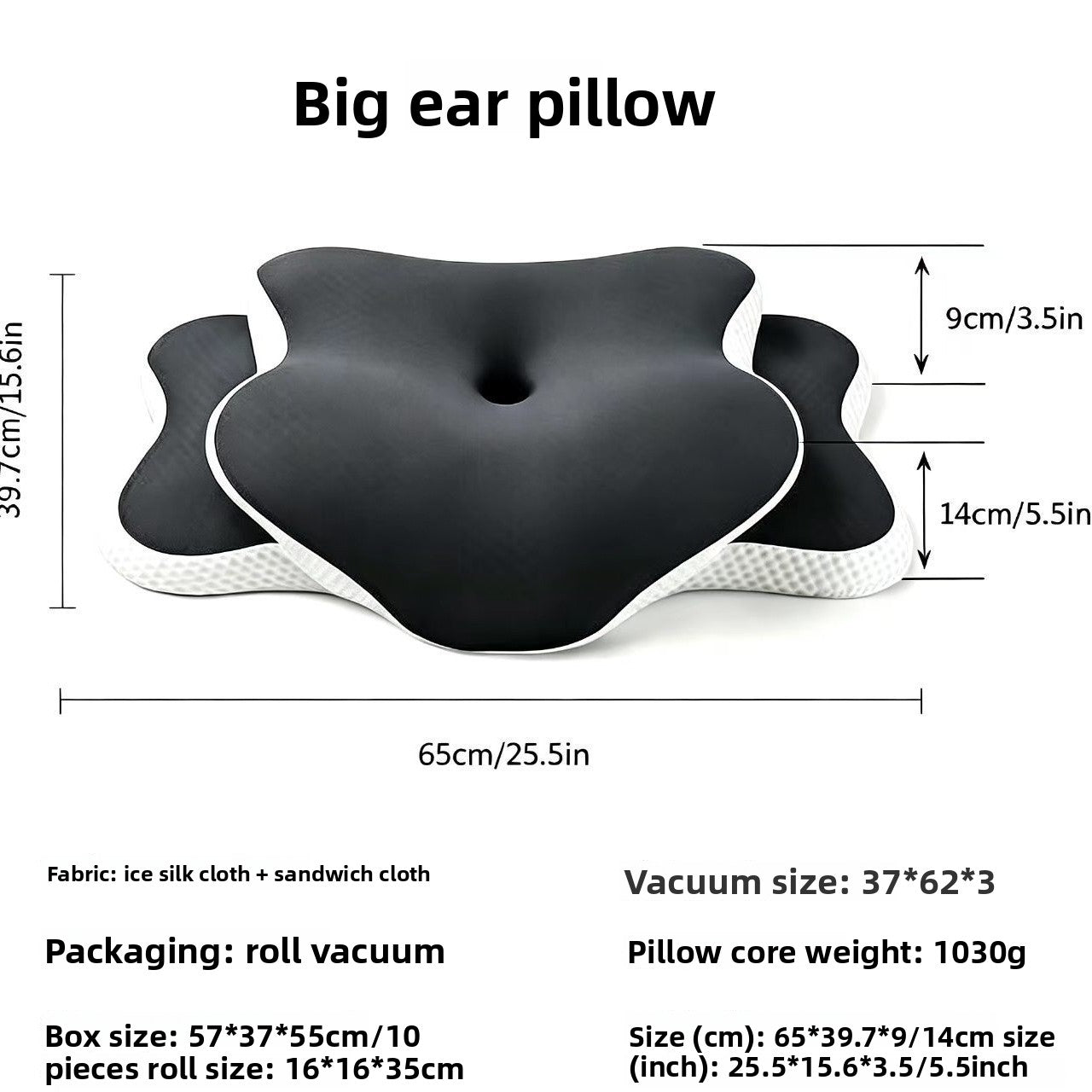 Ergonomic Butterfly Memory Foam Neck Pillow