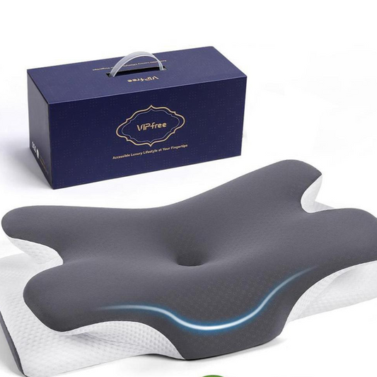 Ergonomic Butterfly Shape Memory Foam Cervical Pillow
