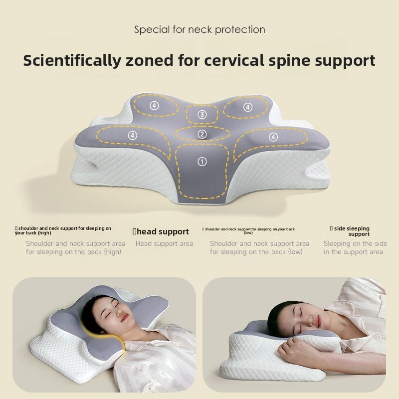 Ergonomic Cervical Memory Foam Pillow