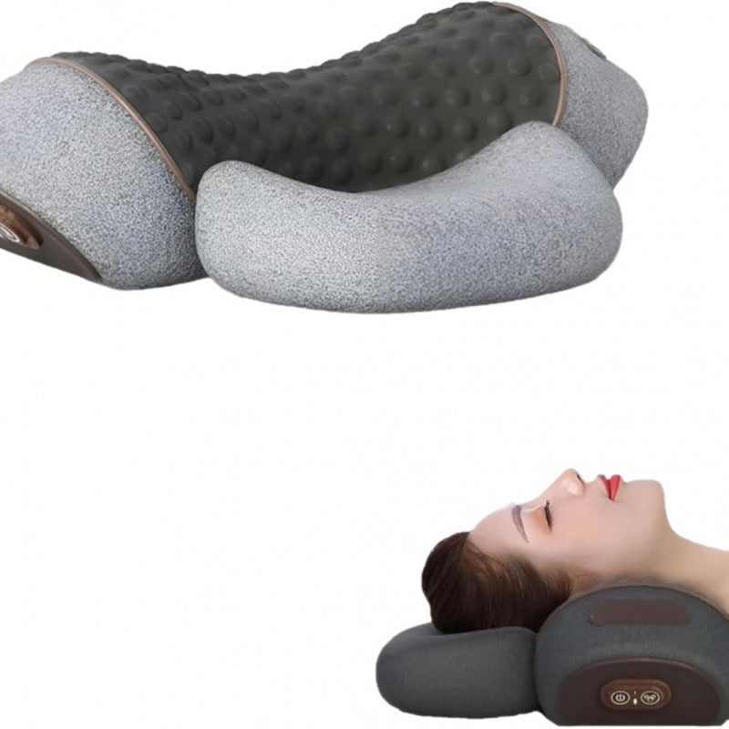 Ergonomic Cervical Pillow with Massage and Heat Functions