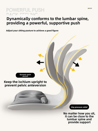 Ergonomic Lumbar Support Backrest Cushion
