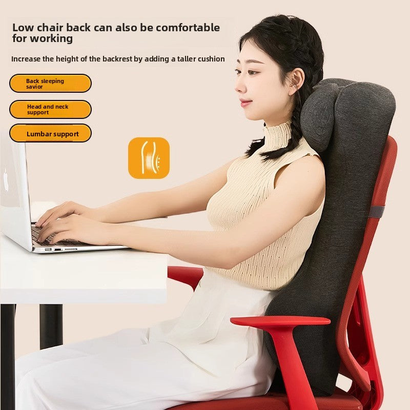 Ergonomic Lumbar Support Cushion with Memory Foam