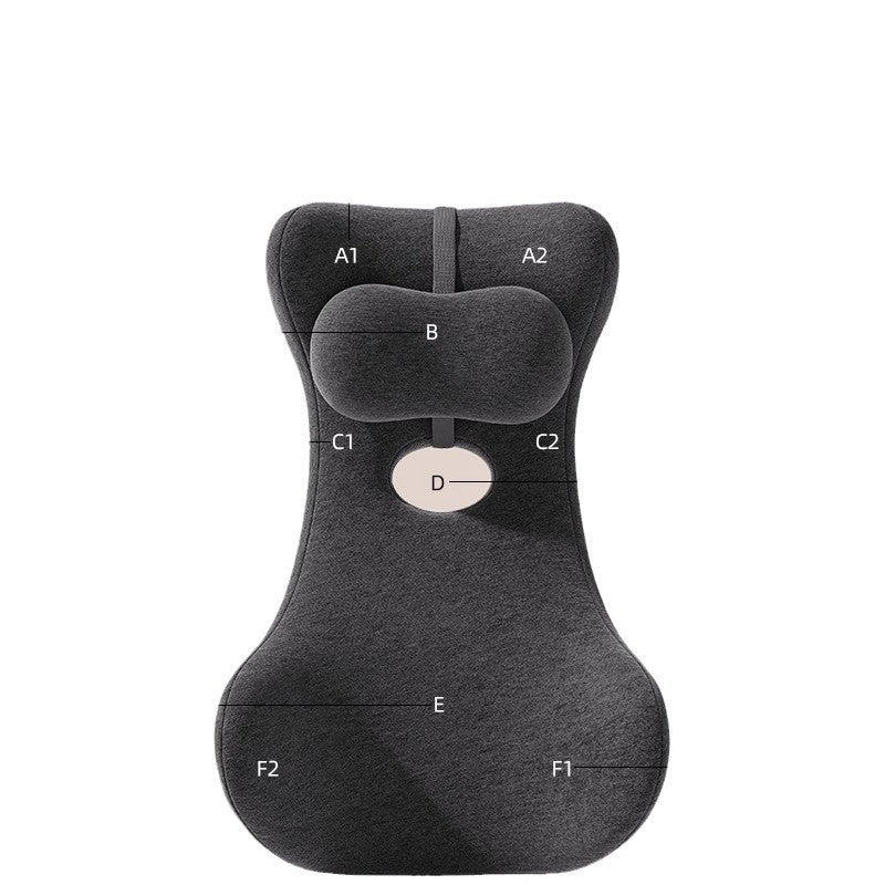 Ergonomic Lumbar Support Cushion with Memory Foam