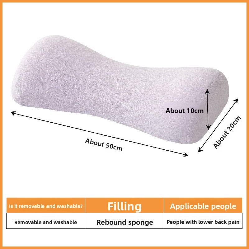 Ergonomic Lumbar Support Pillow for Sleeping